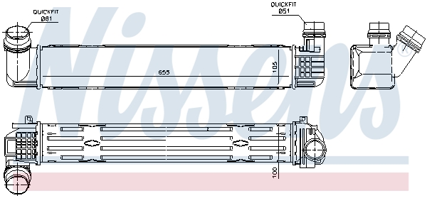 Nissens Interkoeler 96543