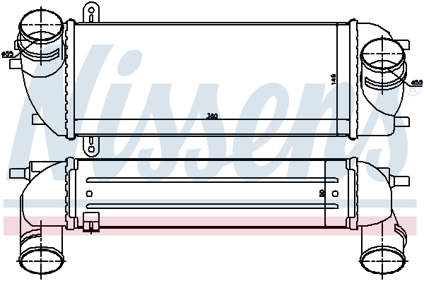 Nissens Interkoeler 96559