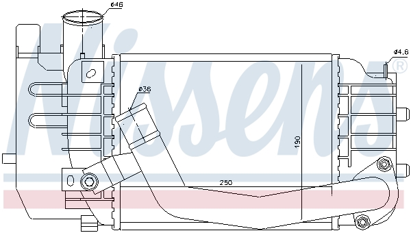 Nissens Interkoeler 96565