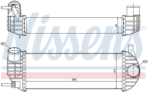 Nissens Interkoeler 96572