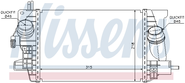 Nissens Interkoeler 96574