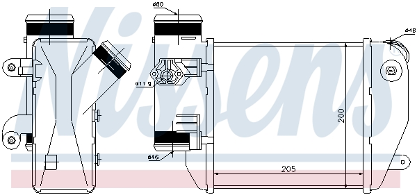 Nissens Interkoeler 96576