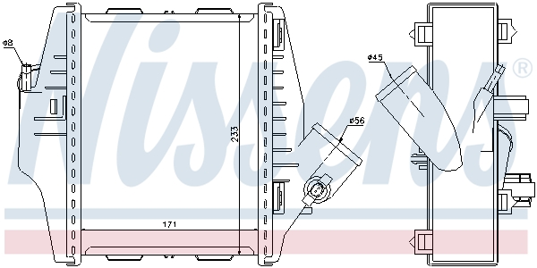 Nissens Interkoeler 96579