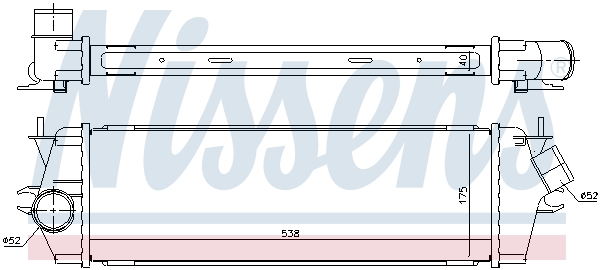 Nissens Interkoeler 96583