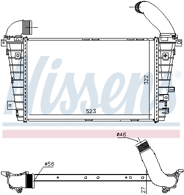 Nissens Interkoeler 96586