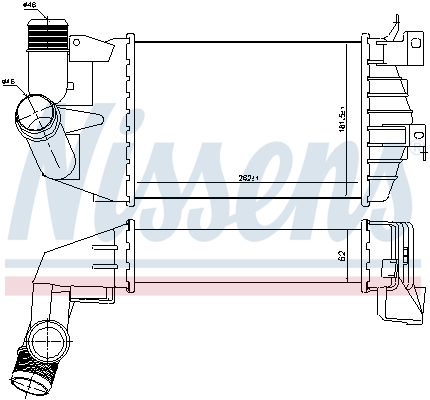 Nissens Interkoeler 96587