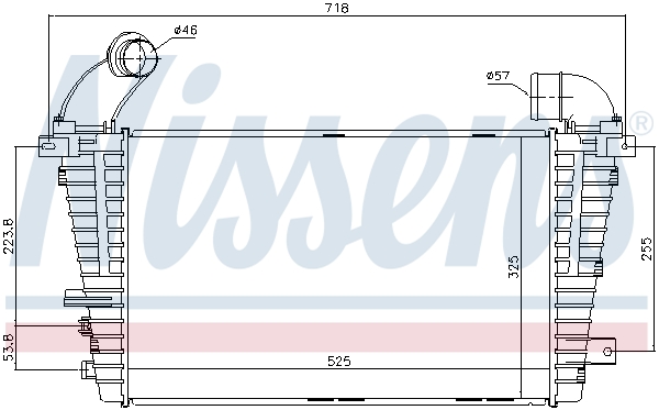 Nissens Interkoeler 96590