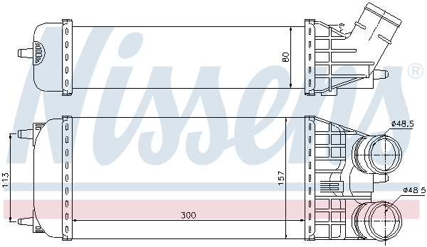 Nissens Interkoeler 96594