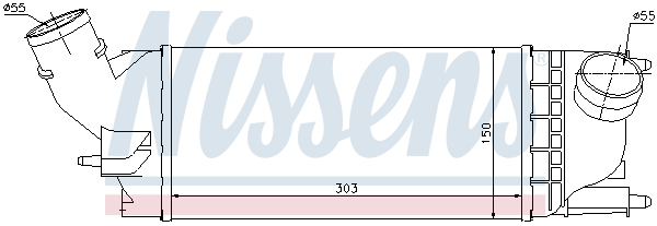 Nissens Interkoeler 96599