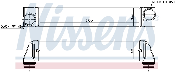 Nissens Interkoeler 96607