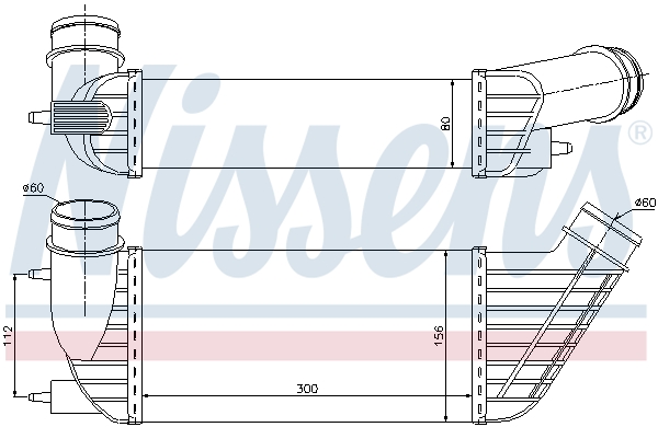 Nissens Interkoeler 96609