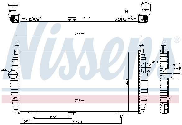 Nissens Interkoeler 96617