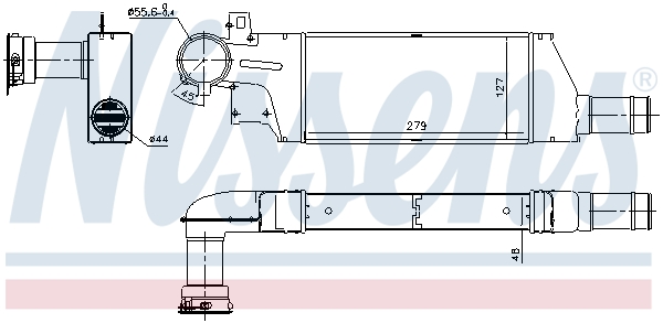 Nissens Interkoeler 96656