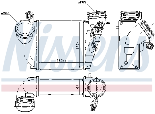 Nissens Interkoeler 96679