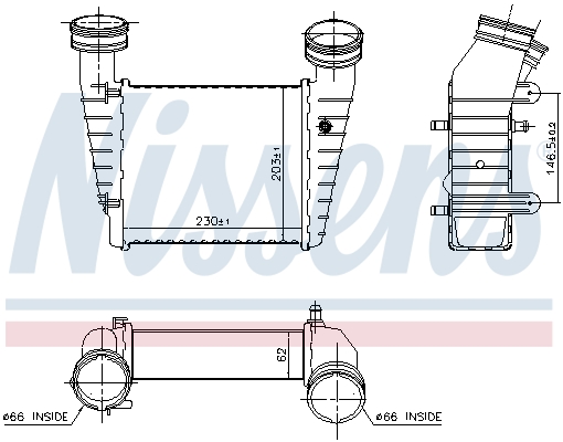 Nissens Interkoeler 96680