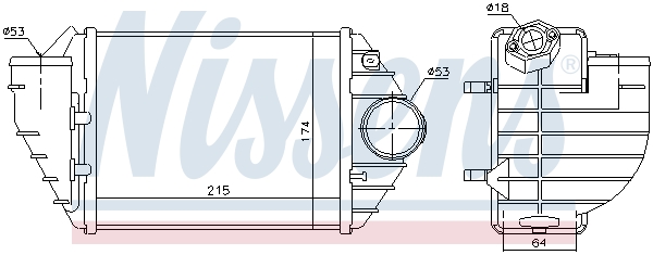 Nissens Interkoeler 96690