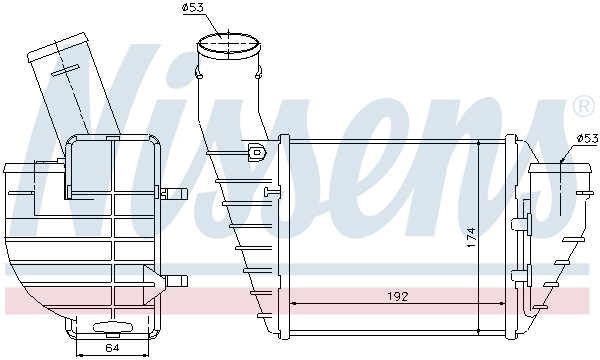 Nissens Interkoeler 96691