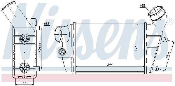 Nissens Interkoeler 96698