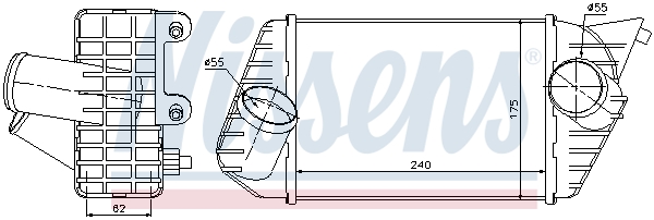 Nissens Interkoeler 96700