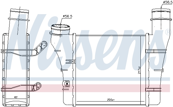 Nissens Interkoeler 96707