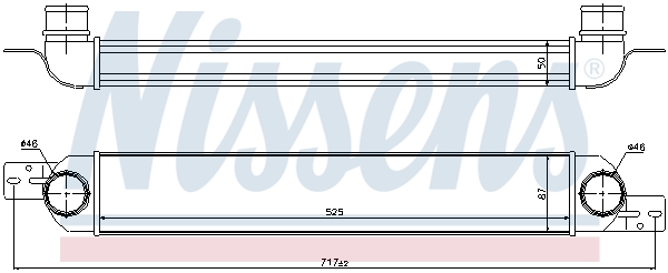 Nissens Interkoeler 96717