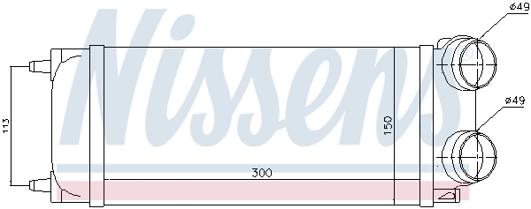 Nissens Interkoeler 96718