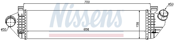 Nissens Interkoeler 96721