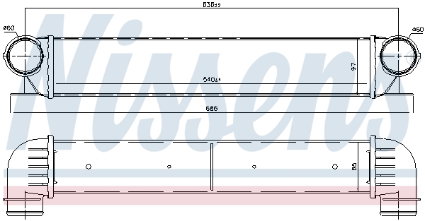 Nissens Interkoeler 96726