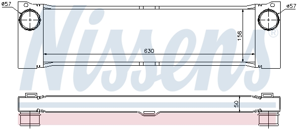 Nissens Interkoeler 96729