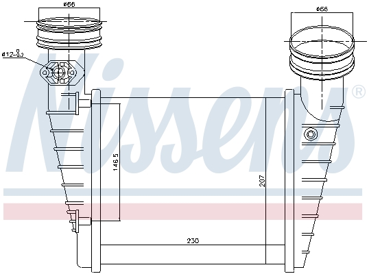 Nissens Interkoeler 96731