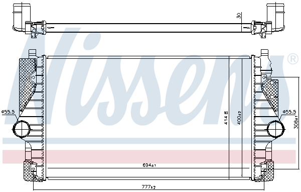 Nissens Interkoeler 96755