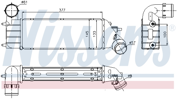 Nissens Interkoeler 96766