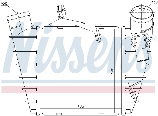 Nissens Interkoeler 96770