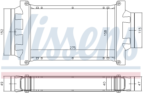Nissens Interkoeler 96777