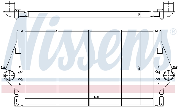 Nissens Interkoeler 96779