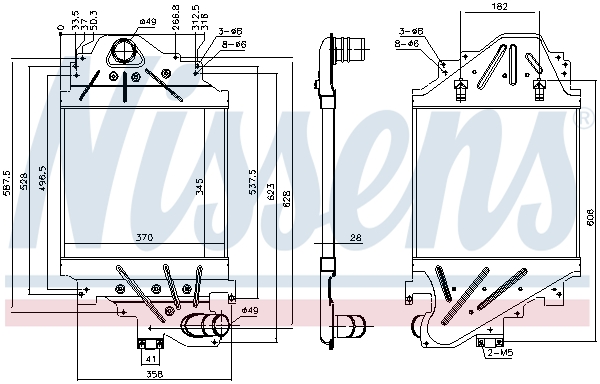 Nissens Interkoeler 96791