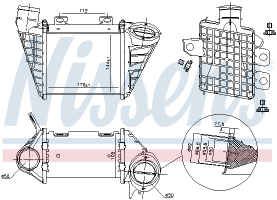 Nissens Interkoeler 96795