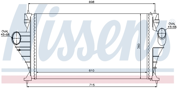 Nissens Interkoeler 96853