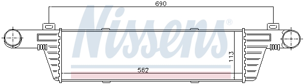 Nissens Interkoeler 96860