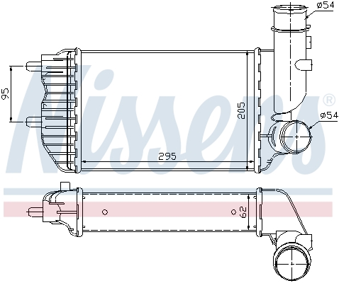 Nissens Interkoeler 96889