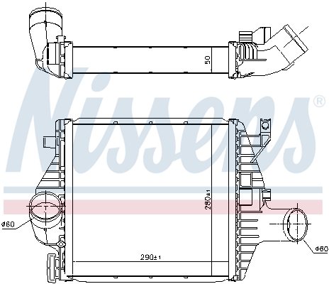 Nissens Interkoeler 96894
