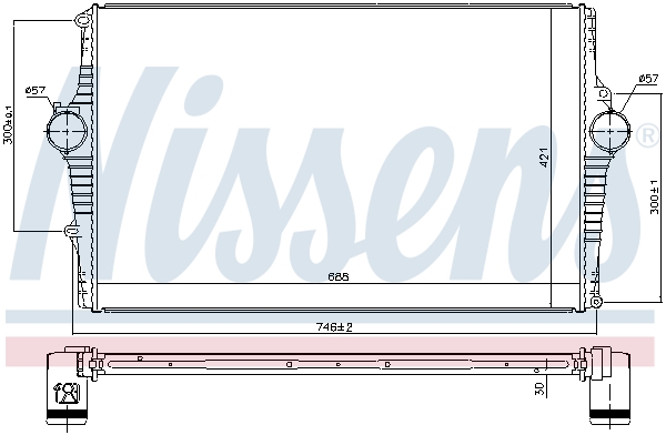 Interkoeler Nissens 969002