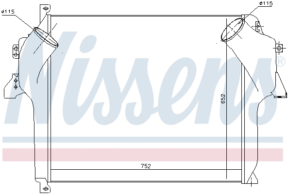 Interkoeler Nissens 96971