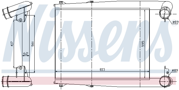 Interkoeler Nissens 97025