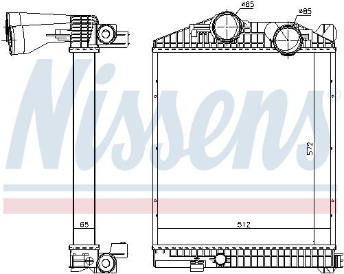 Interkoeler Nissens 97033