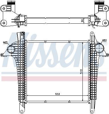 Interkoeler Nissens 97057