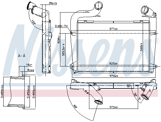 Interkoeler Nissens 97061