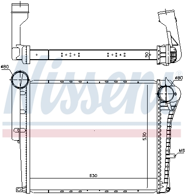 Interkoeler Nissens 97073