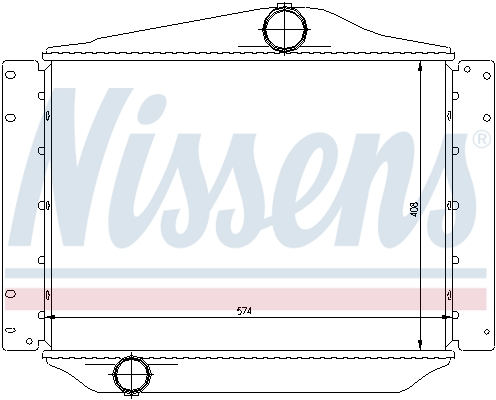 Nissens Intercooler, inlaatluchtkoeler 97079