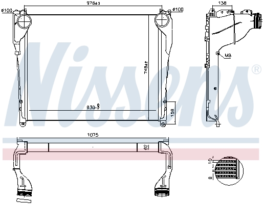 Interkoeler Nissens 97081
